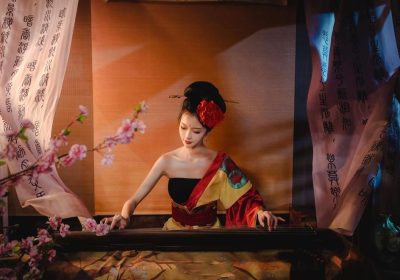 初见沧霁桔梗cos火女原图，才知道什么是真正的惊艳