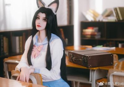 经典美丽图！鹿八岁微博首发无删照片图片包