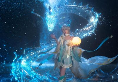 露儿大魔王cos花木兰的奇幻之旅，让你沉醉在古代冒险之中